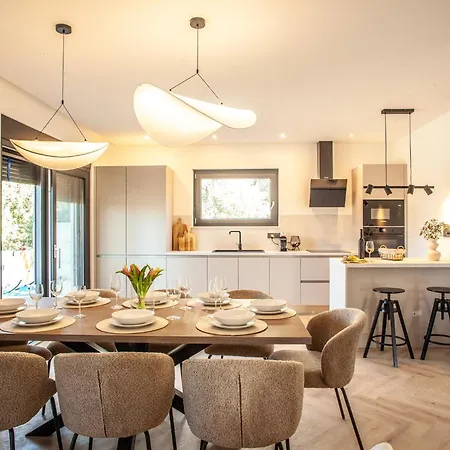2026 Brand New - Orkula Rab With Heated Pool, Gym & Sea View *
